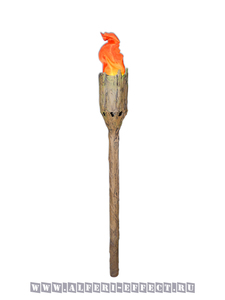 Искусственный факел - Дерево - с имитацией пламени от Альфери Эффект